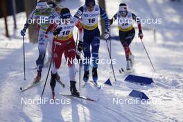 31.01.2021, Falun, Sweden (SWE): Lotta Udnes Weng (NOR), Jessie Diggins (USA), Johanna Matintalo (FIN), (l-r)  - FIS world cup cross-country, individual sprint, Falun (SWE). www.nordicfocus.com. © Thibaut/NordicFocus. Every downloaded picture is fee-liable.