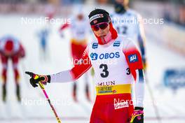 31.01.2021, Falun, Sweden (SWE): Johannes Hoesflot Klaebo (NOR) - FIS world cup cross-country, individual sprint, Falun (SWE). www.nordicfocus.com. © Thibaut/NordicFocus. Every downloaded picture is fee-liable.
