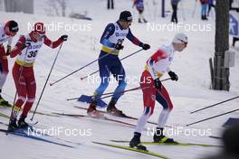 31.01.2021, Falun, Sweden (SWE): Denis Filimonov (RUS), Jovian Hediger (SUI), (l-r)  - FIS world cup cross-country, individual sprint, Falun (SWE). www.nordicfocus.com. © Thibaut/NordicFocus. Every downloaded picture is fee-liable.