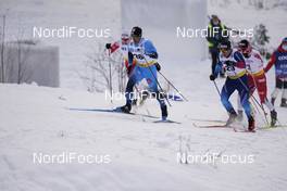 31.01.2021, Falun, Sweden (SWE): Richard Jouve (FRA), Jovian Hediger (SUI), (l-r)  - FIS world cup cross-country, individual sprint, Falun (SWE). www.nordicfocus.com. © Thibaut/NordicFocus. Every downloaded picture is fee-liable.