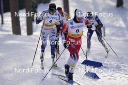 31.01.2021, Falun, Sweden (SWE): Anna Dyvik (SWE), Ane Appelkvist Stenseth (NOR), (l-r)  - FIS world cup cross-country, individual sprint, Falun (SWE). www.nordicfocus.com. © Thibaut/NordicFocus. Every downloaded picture is fee-liable.