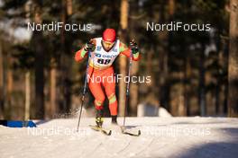 31.01.2021, Falun, Sweden (SWE): Yahor Shpuntau (BLR) - FIS world cup cross-country, individual sprint, Falun (SWE). www.nordicfocus.com. © Thibaut/NordicFocus. Every downloaded picture is fee-liable.
