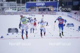 31.01.2021, Falun, Sweden (SWE): Linn Svahn (SWE), Jonna Sundling (SWE), Anamarija Lampic (SLO), (l-r)  - FIS world cup cross-country, individual sprint, Falun (SWE). www.nordicfocus.com. © Thibaut/NordicFocus. Every downloaded picture is fee-liable.