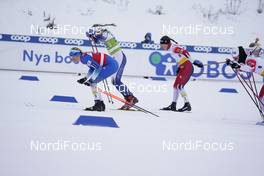 31.01.2021, Falun, Sweden (SWE): Anamarija Lampic (SLO), Linn Svahn (SWE), Tiril Udnes Weng (NOR), (l-r)  - FIS world cup cross-country, individual sprint, Falun (SWE). www.nordicfocus.com. © Thibaut/NordicFocus. Every downloaded picture is fee-liable.