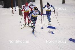 31.01.2021, Falun, Sweden (SWE): Hristina Matsokina (RUS), Sophie Caldwell Hamilton (USA), Katri Lylynpera (FIN), (l-r)  - FIS world cup cross-country, individual sprint, Falun (SWE). www.nordicfocus.com. © Thibaut/NordicFocus. Every downloaded picture is fee-liable.