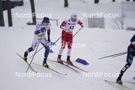 31.01.2021, Falun, Sweden (SWE): Marcus Grate (SWE), Haavard Solaas Taugboel (NOR), (l-r)  - FIS world cup cross-country, individual sprint, Falun (SWE). www.nordicfocus.com. © Thibaut/NordicFocus. Every downloaded picture is fee-liable.