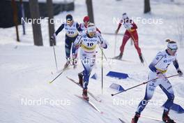 31.01.2021, Falun, Sweden (SWE): Rosie Brennan (USA), Emma Ribom (SWE), (l-r)  - FIS world cup cross-country, individual sprint, Falun (SWE). www.nordicfocus.com. © Thibaut/NordicFocus. Every downloaded picture is fee-liable.