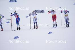 31.01.2021, Falun, Sweden (SWE): Anamarija Lampic (SLO), Jonna Sundling (SWE), Ane Appelkvist Stenseth (NOR), Johanna Hagstroem (SWE), (l-r)  - FIS world cup cross-country, individual sprint, Falun (SWE). www.nordicfocus.com. © Thibaut/NordicFocus. Every downloaded picture is fee-liable.