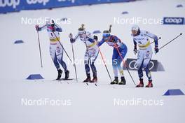 31.01.2021, Falun, Sweden (SWE): Johanna Hagstroem (SWE), Jonna Sundling (SWE), Anamarija Lampic (SLO), Hanna Falk (SWE) - FIS world cup cross-country, individual sprint, Falun (SWE). www.nordicfocus.com. © Thibaut/NordicFocus. Every downloaded picture is fee-liable.
