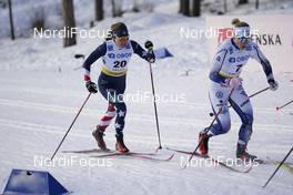 31.01.2021, Falun, Sweden (SWE): Rosie Brennan (USA), Jonna Sundling (SWE), (l-r)  - FIS world cup cross-country, individual sprint, Falun (SWE). www.nordicfocus.com. © Thibaut/NordicFocus. Every downloaded picture is fee-liable.