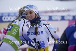 31.01.2021, Falun, Sweden (SWE): Linn Svahn (SWE), Johanna Hagstroem (SWE), (l-r)  - FIS world cup cross-country, individual sprint, Falun (SWE). www.nordicfocus.com. © Thibaut/NordicFocus. Every downloaded picture is fee-liable.