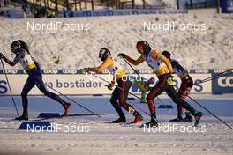 30.01.2021, Falun, Sweden (SWE): Antonia Fraebel (GER), Laura Gimmler (GER), (l-r)  - FIS world cup cross-country, 10km women, Falun (SWE). www.nordicfocus.com. © Thibaut/NordicFocus. Every downloaded picture is fee-liable.