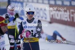 30.01.2021, Falun, Sweden (SWE): Sadie Maubet Bjornsen (USA) - FIS world cup cross-country, 10km women, Falun (SWE). www.nordicfocus.com. © Thibaut/NordicFocus. Every downloaded picture is fee-liable.