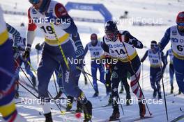 30.01.2021, Falun, Sweden (SWE): Gus Schumacher (USA) - FIS world cup cross-country, 15km men, Falun (SWE). www.nordicfocus.com. © Thibaut/NordicFocus. Every downloaded picture is fee-liable.