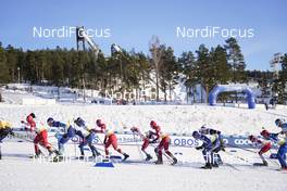 30.01.2021, Falun, Sweden (SWE):  Feature: undefined athletes compete on the track - FIS world cup cross-country, 15km men, Falun (SWE). www.nordicfocus.com. © Thibaut/NordicFocus. Every downloaded picture is fee-liable.
