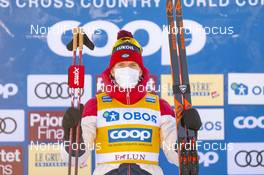 30.01.2021, Falun, Sweden (SWE): Alexander Bolshunov (RUS) - FIS world cup cross-country, 15km men, Falun (SWE). www.nordicfocus.com. © Thibaut/NordicFocus. Every downloaded picture is fee-liable.