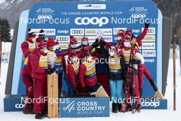 13.03.2021, Engadin, Switzerland (SUI):  Feature Team Russia - FIS world cup cross-country, cups, Engadin (SUI). www.nordicfocus.com. © Modica/NordicFocus. Every downloaded picture is fee-liable.