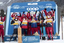 13.03.2021, Engadin, Switzerland (SUI):  Feature Team Russia - FIS world cup cross-country, cups, Engadin (SUI). www.nordicfocus.com. © Modica/NordicFocus. Every downloaded picture is fee-liable.