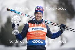 13.03.2021, Engadin, Switzerland (SUI): Federico Pellegrino (ITA) - FIS world cup cross-country, cups, Engadin (SUI). www.nordicfocus.com. © Modica/NordicFocus. Every downloaded picture is fee-liable.