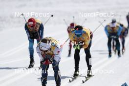 13.03.2021, Engadin, Switzerland (SUI): Bjoern Sandstroem (SWE) - FIS world cup cross-country, mass men, Engadin (SUI). www.nordicfocus.com. © Modica/NordicFocus. Every downloaded picture is fee-liable.