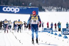13.03.2021, Engadin, Switzerland (SUI): Jonas Baumann (SUI) - FIS world cup cross-country, mass men, Engadin (SUI). www.nordicfocus.com. © Modica/NordicFocus. Every downloaded picture is fee-liable.