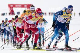 13.03.2021, Engadin, Switzerland (SUI): Bjoern Sandstroem (SWE) - FIS world cup cross-country, mass men, Engadin (SUI). www.nordicfocus.com. © Modica/NordicFocus. Every downloaded picture is fee-liable.