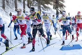 13.03.2021, Engadin, Switzerland (SUI): Russell Kennedy (CAN) - FIS world cup cross-country, mass men, Engadin (SUI). www.nordicfocus.com. © Modica/NordicFocus. Every downloaded picture is fee-liable.