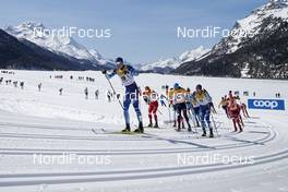13.03.2021, Engadin, Switzerland (SUI): Iivo Niskanen (FIN) - FIS world cup cross-country, mass men, Engadin (SUI). www.nordicfocus.com. © Modica/NordicFocus. Every downloaded picture is fee-liable.