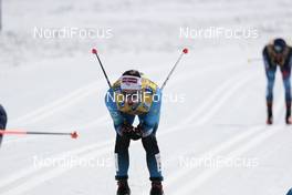 13.03.2021, Engadin, Switzerland (SUI): Adrien Backscheider (FRA) - FIS world cup cross-country, mass men, Engadin (SUI). www.nordicfocus.com. © Modica/NordicFocus. Every downloaded picture is fee-liable.