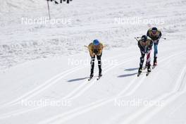 13.03.2021, Engadin, Switzerland (SUI): David Norris (USA) - FIS world cup cross-country, mass men, Engadin (SUI). www.nordicfocus.com. © Modica/NordicFocus. Every downloaded picture is fee-liable.
