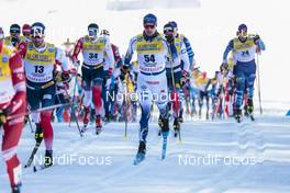 13.03.2021, Engadin, Switzerland (SUI): Karl-Johan Westberg (SWE) - FIS world cup cross-country, mass men, Engadin (SUI). www.nordicfocus.com. © Modica/NordicFocus. Every downloaded picture is fee-liable.