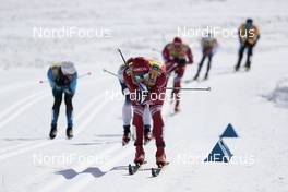 13.03.2021, Engadin, Switzerland (SUI): Ilia Semikov (RUS) - FIS world cup cross-country, mass men, Engadin (SUI). www.nordicfocus.com. © Modica/NordicFocus. Every downloaded picture is fee-liable.