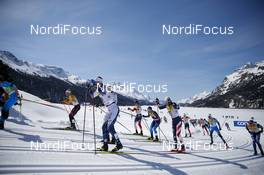 13.03.2021, Engadin, Switzerland (SUI): William Poromaa (SWE) - FIS world cup cross-country, mass men, Engadin (SUI). www.nordicfocus.com. © Modica/NordicFocus. Every downloaded picture is fee-liable.