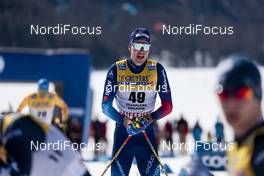 13.03.2021, Engadin, Switzerland (SUI): Livio Bieler (SUI) - FIS world cup cross-country, mass men, Engadin (SUI). www.nordicfocus.com. © Modica/NordicFocus. Every downloaded picture is fee-liable.