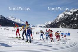 13.03.2021, Engadin, Switzerland (SUI): Ristomatti Hakola (FIN) - FIS world cup cross-country, mass men, Engadin (SUI). www.nordicfocus.com. © Modica/NordicFocus. Every downloaded picture is fee-liable.