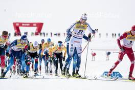 13.03.2021, Engadin, Switzerland (SUI): Oskar Svensson (SWE) - FIS world cup cross-country, mass men, Engadin (SUI). www.nordicfocus.com. © Modica/NordicFocus. Every downloaded picture is fee-liable.