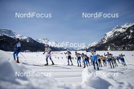 13.03.2021, Engadin, Switzerland (SUI): Jean Marc Gaillard (FRA) - FIS world cup cross-country, mass men, Engadin (SUI). www.nordicfocus.com. © Modica/NordicFocus. Every downloaded picture is fee-liable.