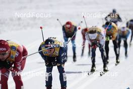 13.03.2021, Engadin, Switzerland (SUI): Federico Pellegrino (ITA) - FIS world cup cross-country, mass men, Engadin (SUI). www.nordicfocus.com. © Modica/NordicFocus. Every downloaded picture is fee-liable.