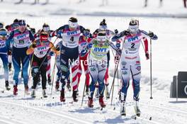 13.03.2021, Engadin, Switzerland (SUI): Rosie Brennan (USA) - FIS world cup cross-country, mass women, Engadin (SUI). www.nordicfocus.com. © Modica/NordicFocus. Every downloaded picture is fee-liable.