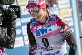13.03.2021, Engadin, Switzerland (SUI): Teresa Stadlober (AUT) - FIS world cup cross-country, mass women, Engadin (SUI). www.nordicfocus.com. © Modica/NordicFocus. Every downloaded picture is fee-liable.