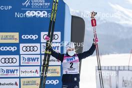 13.03.2021, Engadin, Switzerland (SUI): Ebba Andersson (SWE) - FIS world cup cross-country, mass women, Engadin (SUI). www.nordicfocus.com. © Modica/NordicFocus. Every downloaded picture is fee-liable.