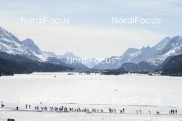 13.03.2021, Engadin, Switzerland (SUI):  Venue - FIS world cup cross-country, mass women, Engadin (SUI). www.nordicfocus.com. © Modica/NordicFocus. Every downloaded picture is fee-liable.