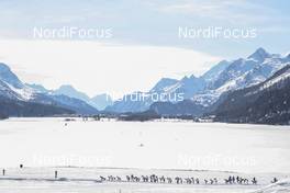 13.03.2021, Engadin, Switzerland (SUI):  Venue - FIS world cup cross-country, mass women, Engadin (SUI). www.nordicfocus.com. © Modica/NordicFocus. Every downloaded picture is fee-liable.