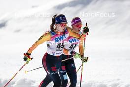 13.03.2021, Engadin, Switzerland (SUI): Julia Preussger (GER) - FIS world cup cross-country, mass women, Engadin (SUI). www.nordicfocus.com. © Modica/NordicFocus. Every downloaded picture is fee-liable.