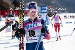 13.03.2021, Engadin, Switzerland (SUI): Nadine Faehndrich (SUI) - FIS world cup cross-country, mass women, Engadin (SUI). www.nordicfocus.com. © Modica/NordicFocus. Every downloaded picture is fee-liable.