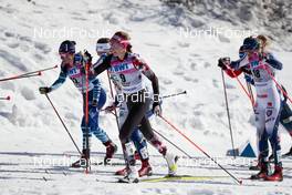 13.03.2021, Engadin, Switzerland (SUI): Teresa Stadlober (AUT) - FIS world cup cross-country, mass women, Engadin (SUI). www.nordicfocus.com. © Modica/NordicFocus. Every downloaded picture is fee-liable.
