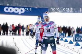13.03.2021, Engadin, Switzerland (SUI): Ebba Andersson (SWE) - FIS world cup cross-country, mass women, Engadin (SUI). www.nordicfocus.com. © Modica/NordicFocus. Every downloaded picture is fee-liable.