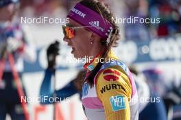 13.03.2021, Engadin, Switzerland (SUI): Sofie Krehl (GER) - FIS world cup cross-country, mass women, Engadin (SUI). www.nordicfocus.com. © Modica/NordicFocus. Every downloaded picture is fee-liable.