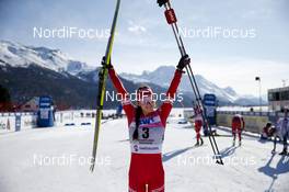 13.03.2021, Engadin, Switzerland (SUI): Yulia Stupak (RUS) - FIS world cup cross-country, mass women, Engadin (SUI). www.nordicfocus.com. © Modica/NordicFocus. Every downloaded picture is fee-liable.