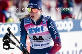 13.03.2021, Engadin, Switzerland (SUI): Laurien Van Der Graaf (SUI) - FIS world cup cross-country, mass women, Engadin (SUI). www.nordicfocus.com. © Modica/NordicFocus. Every downloaded picture is fee-liable.